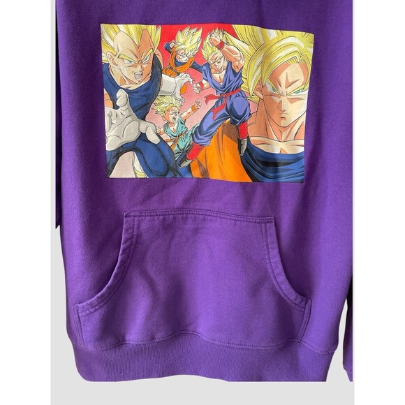 Dragon Ball Z Anime Graphic Pullover Hoodie Sweatshirt Unisex Size Medium - Picture 3 of 8